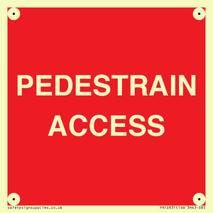 PEDESTRAIN ACCESS